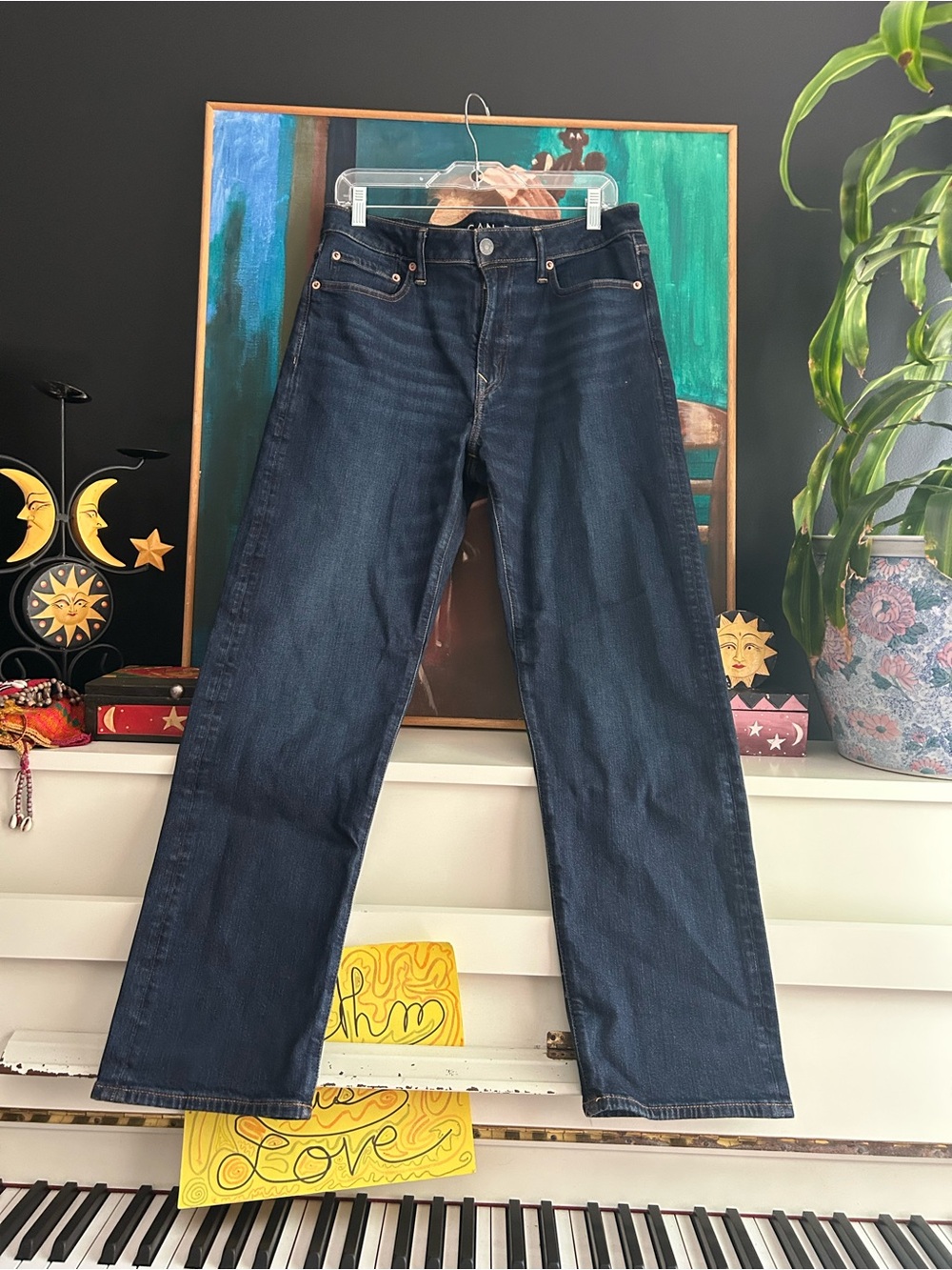 American Eagle AirFlex+ Jeans 32x32 Dark Wash Straight Leg Stretch Denim